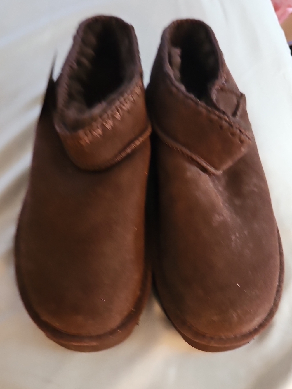 Women's Brown Cozy Slip-On Shoes